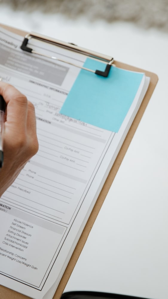 Needed for working visa application Personal Information Forms